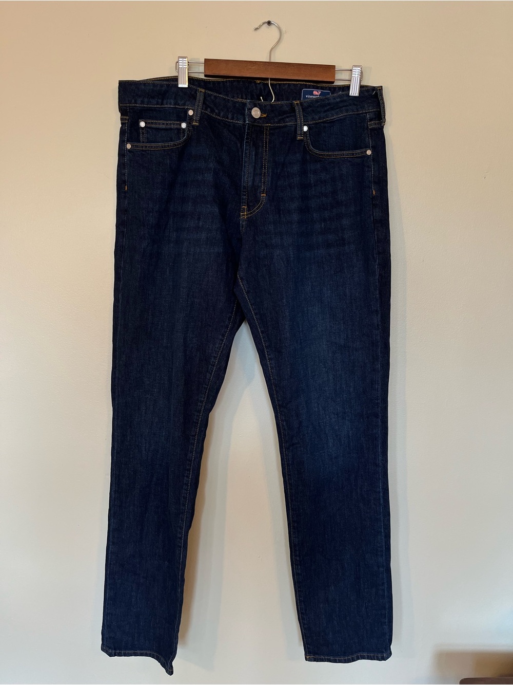 Vineyard Vines Men's Dark Wash Straight Leg Denim Jeans 36/34